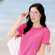 Strandmode - Laurina Kleid mit schimmerndem Druck – Farbe PINK – Ansicht 2 Strandmode - Laurina Kleid mit schimmerndem Druck, in Größe 036 bis 054, in Farbe PINK – Farbe PINK – Ansicht 2