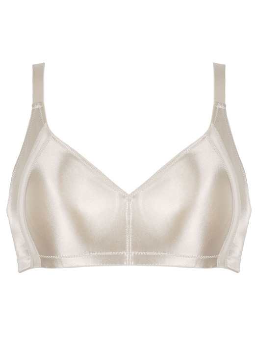Soft-BH - Edel glänzender Naturana BH Ansicht 3 Soft-BH - Edel glänzender Naturana BH, in Größe 075 bis 100, in Cup D, in Farbe PUDER Ansicht 3