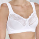 Soft-BH - Swegmark BH mit hübscher Elastikspitze, in Größe 075 bis 105, in Cup B, in Farbe WEISS – Farbe WEISS – Ansicht 2