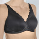 Bügel-BH - Triumph Amourette Minimzer-Bügel-BH mit Elastikspitze – Farbe SCHWARZ – Ansicht 3 Bügel-BH - Triumph Amourette Minimzer-Bügel-BH mit Elastikspitze, in Größe 075 bis 095, in Cup F, in Farbe WEISS – Farbe SCHWARZ – Ansicht 3