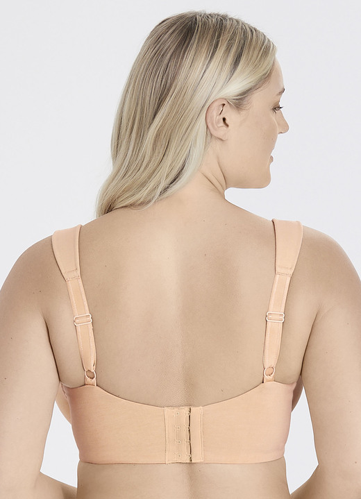 BHs - Miss Mary Bügel-BH mit hautsympathischer BIO-Baumwolle Ansicht 11 BHs - Miss Mary Bügel-BH mit hautsympathischer BIO-Baumwolle, in Größe 080 bis 105, in Cup B, in Farbe MARINE Ansicht 11