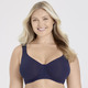 BHs - Miss Mary Bügel-BH mit hautsympathischer BIO-Baumwolle – Farbe MARINE – Ansicht 4 BHs - Miss Mary Bügel-BH mit hautsympathischer BIO-Baumwolle, in Größe 080 bis 105, in Cup B, in Farbe MARINE – Farbe MARINE – Ansicht 4