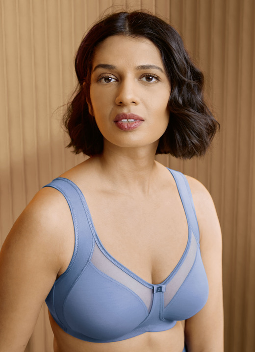 BHs - Anita BH mit vorgeformten Cups, in Größe 075 bis 110, in Cup C, in Farbe JEANSBLAU Ansicht 3
