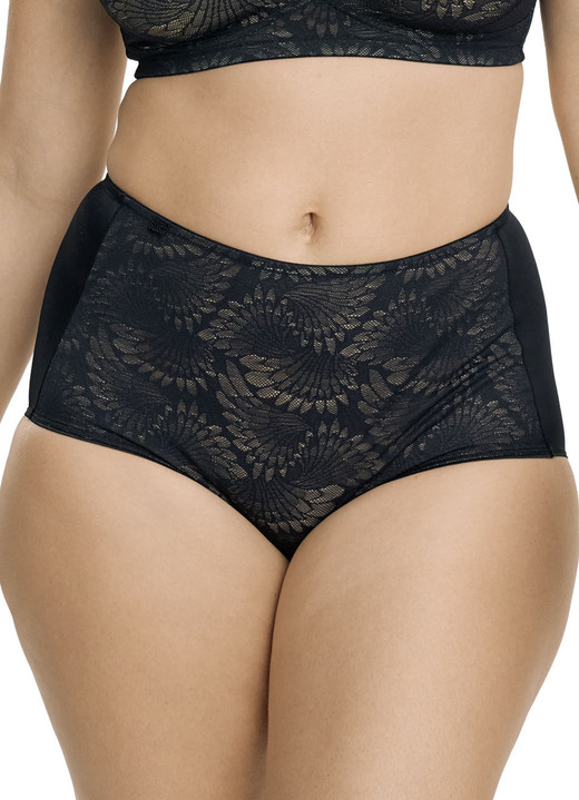 Slips - Susa Miederslip , in Größe 038 bis 052, in Farbe SCHWARZ Ansicht 2