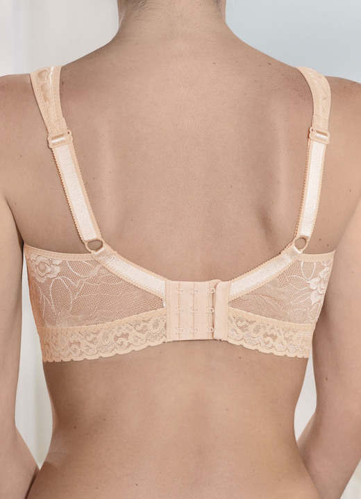 BHs - BH mit Haftband für perfekten Sitz, in Größe 080 bis 115, in Cup B, in Farbe PUDER Ansicht 2