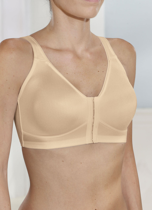 BHs - Speidel BH mit praktischem Vorderverschluss, in Größe 080 bis 115, in Cup B, in Farbe WEISS Ansicht 3