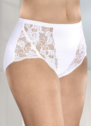 Viererpack Slips mit Elastikspitze