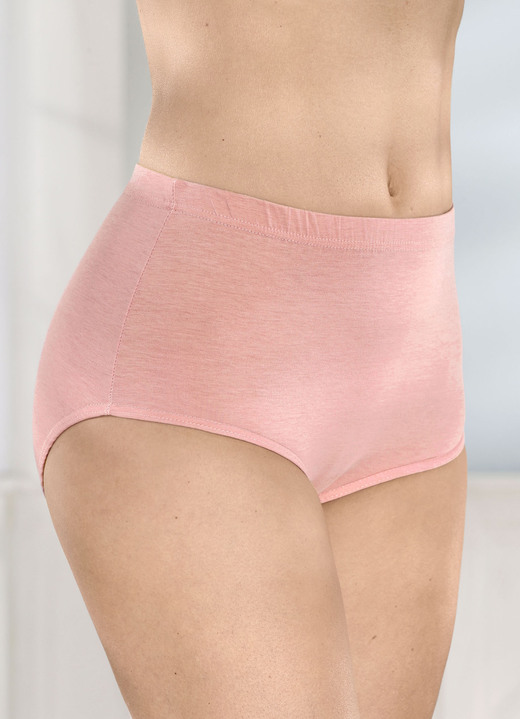 Slips - Fünferpack Slips mit Gummizug, in Größe 040 bis 062, in Farbe BORDEAUX Ansicht 20