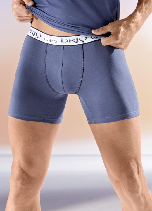 Unterwäsche - Viererpack Pants mit Elastikbund, in Größe 005 bis 011, in Farbe 2X INDIGOBLAU, 2X NAVY Ansicht 1