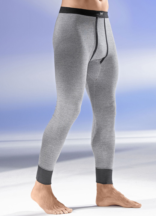 Unterwäsche - Zweierpack Unterhosen, lang, mit Softbund Unterwäsche - Zweierpack Unterhosen, lang, mit Softbund, in Größe 005 bis 014, in Farbe 2X SCHWARZ-WEISS