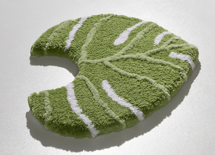 Badgarnituren - Barfußweiche Badgarnitur in Supersoft-Qualität, in Größe 100 (Vorleger halbrund, 50/80 cm) bis 112 (WC-Deckelbezug, 47/ 50 cm), in Farbe CAPPUCCINO Ansicht 3