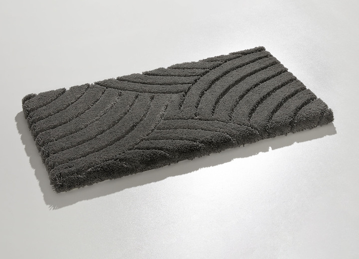 Badgarnituren - Barfußweiche Magicsoft Badgarnitur , in Größe 100 (Vorleger halbrund, 50/ 80 cm) bis 112 (WC-Deckelbezug, 47/ 50 cm), in Farbe CREME Ansicht 6