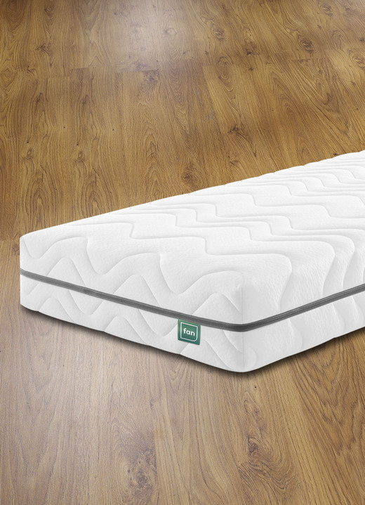 Matratzen & Bettrahmen - 7-Zonen-Gelart-Matratzen von fan, in Größe 130 (80/200 cm) bis 135 (140/200 cm), in Farbe , in Ausführung 7-Zonen-Gelart-Komfortschaumkern-Matratze Ansicht 2