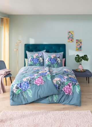 Bettwäschegarnituren - Hochwertige Bettwäsche-Garnitur aus 100% Baumwolle, in Größe 112 (80/80 cm + 135/200 cm) bis 121 (Kissenbezug, 40/ 80 cm), in Farbe MULTICOLOR