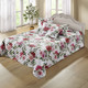 Tagesdecken - Tagesdecke und Kissenbezüge mit Rosen- Motiven, in Größe 873 (Einzelbett, 140x210 cm) bis 924 (Kissenbezug, 40x 80 cm), in Farbe BUNT – Farbe BUNT – Ansicht 1