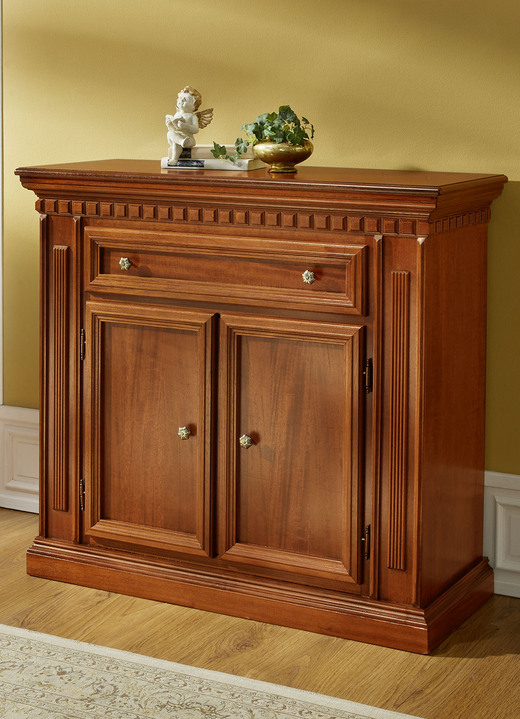 Sideboards & Kommoden - Hochwertige und stilsichere Kommoden mit klassisch schönem Flair, in Farbe KIRSCHBAUM, in Ausführung Kommode, 1-türig, schmal Ansicht 5