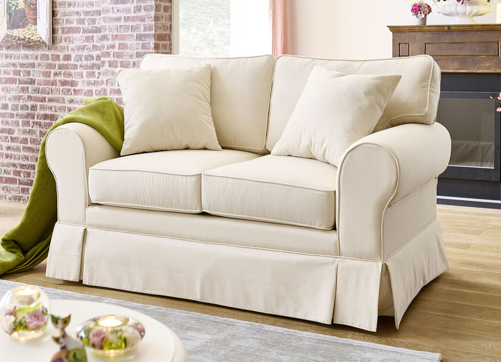 Polstermöbel - Frei im Raum aufstellbare Polstermöbel mit Dekokissen Ansicht 3 Polstermöbel - Frei im Raum aufstellbare Polstermöbel mit Dekokissen, in Farbe ROT, in Ausführung Hocker Ansicht 3