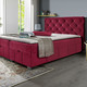 Betten - Boxspringbett mit Kaltschaumtopper – Farbe ROT – Ansicht 3 Betten - Boxspringbett mit Kaltschaumtopper, in Farbe ROT – Farbe ROT – Ansicht 3