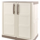Gartenmöbel - Stabile Gartenschränke, in Farbe BEIGE, in Ausführung klein – Farbe BEIGE – Ansicht 2