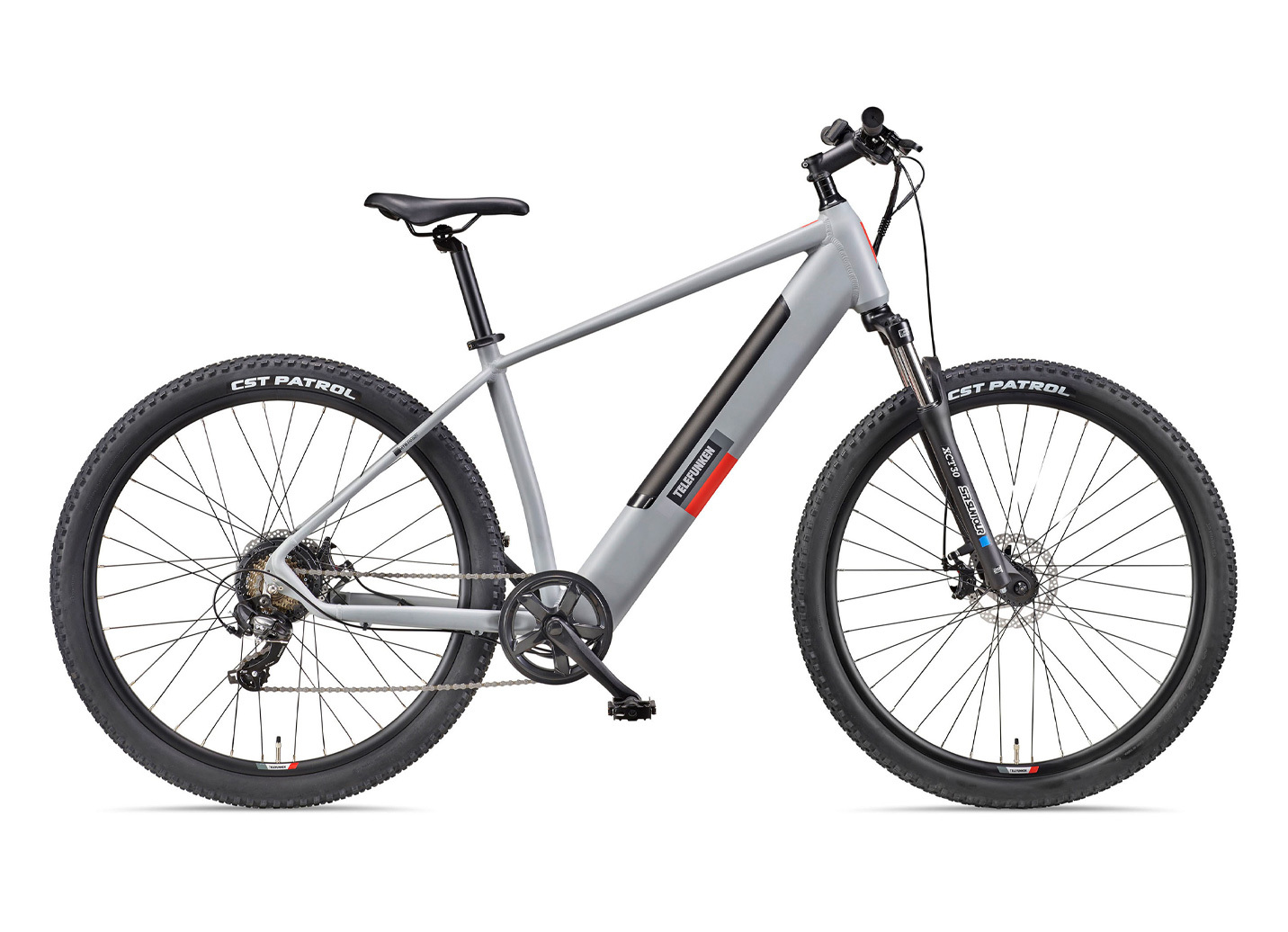 Mobilität - Perfekt für Ihre Freizeit: E-Mountainbike von Telefunken, in Farbe ALUMINIUM-GRAU Ansicht 1