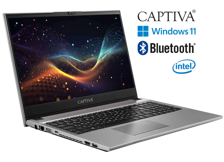 Computer & Elektronik - Captiva Notebook I85-224, in Farbe SILBER Ansicht 1