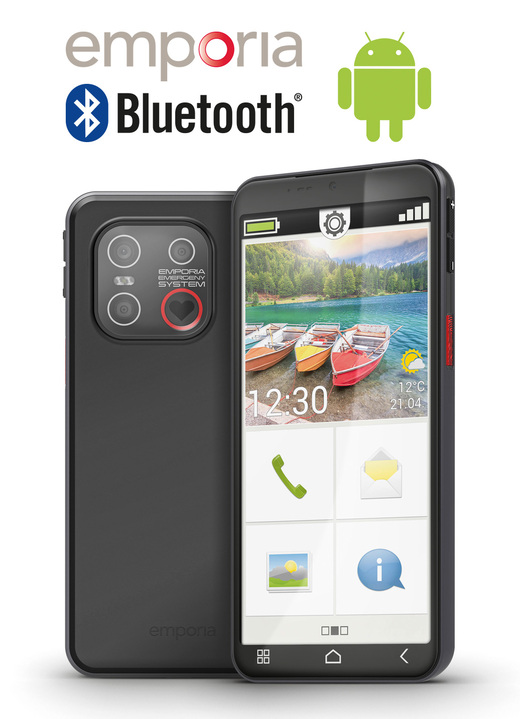 Smartphones & Telefone - Emporia SMART.6lite Smartphone, in Farbe SCHWARZ Ansicht 1