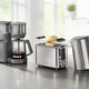 Küchengeräte-Serien - Grundig Frühstücksserie aus hochwertigem Edelstahl, in Farbe GRAU, in Ausführung Toaster