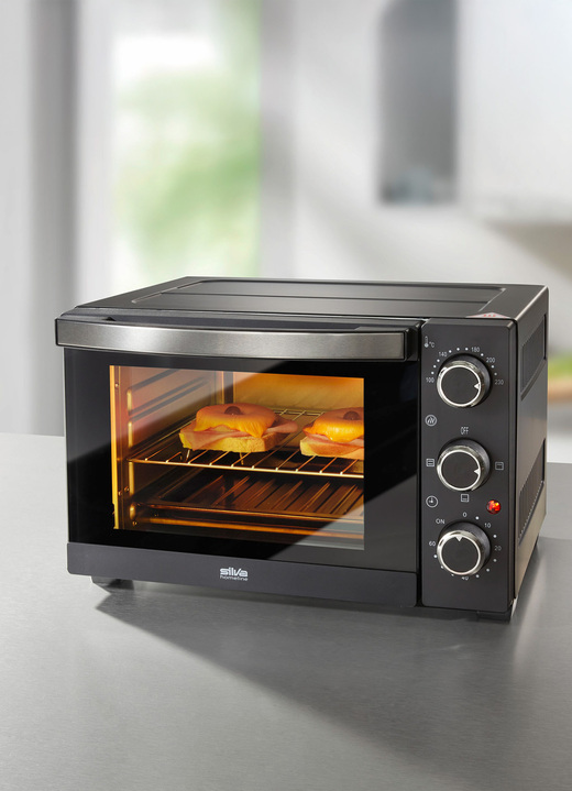 Kochen & Grillen - Backofen mit Ober- und/oder Unterhitze, in Farbe SCHWARZ