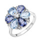 Ringe - Damenring im Blumendesign – Ansicht 2 Ringe - Damenring im Blumendesign, in Größe 160 bis 220, in Farbe  – Ansicht 2