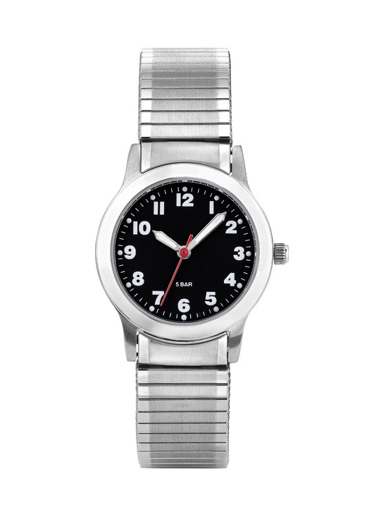 Para - Para-Quartz-Damenuhr mit Edelstahlzugband Ansicht 2 Para - Para-Quartz-Damenuhr mit Edelstahlzugband, in Farbe  Ansicht 2