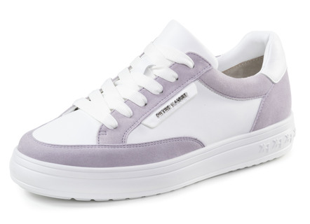 Peter Kaiser Schnür-Sneaker aus Nappa- und Veloursleder