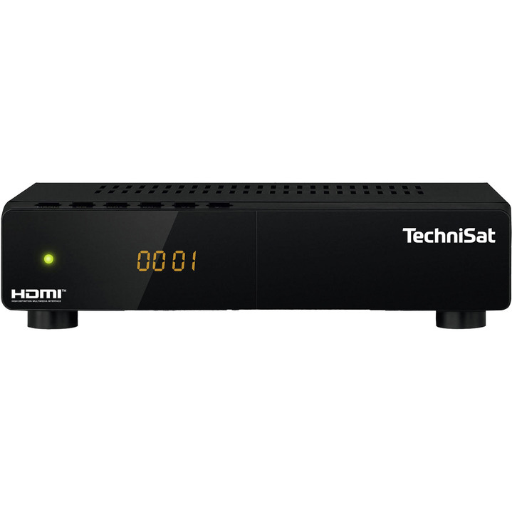 Heimkino - HD-Receiver, in Farbe SCHWARZ, in Ausführung für Satellitenanschluss Ansicht 1