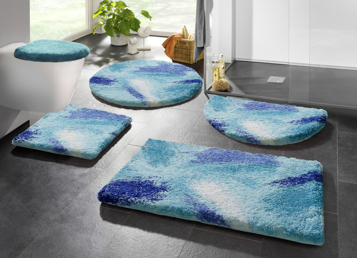 Badgarnituren - Badgarnitur in Supersoft-Qualität von Grund, in Größe 100 (Vorleger halbrund, 50/ 80 cm) bis 112 (WC-Deckelbezug, 47/ 50 cm), in Farbe TERRA Ansicht 6