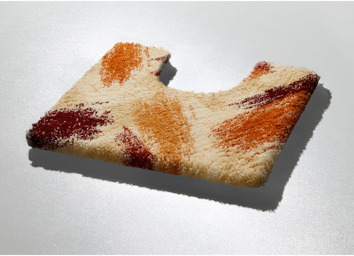 Badgarnituren - Badgarnitur in Supersoft-Qualität von Grund, in Größe 100 (Vorleger halbrund, 50/ 80 cm) bis 112 (WC-Deckelbezug, 47/ 50 cm), in Farbe TERRA Ansicht 3