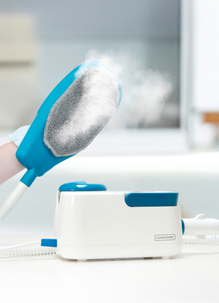 Reinigungsgeräte - Dampfreiniger Livington SteamTouch, in Farbe WEISS-BLAU – Farbe WEISS-BLAU – Ansicht 