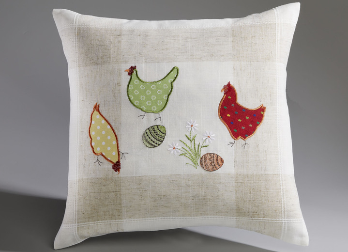 Tischdecken - Tisch- und Raumdekoration mit aufwendigen Applikationen, in Größe 102 (Läufer, 40/ 85 cm) bis 404 (Kissenbezug, 40/ 40 cm), in Farbe SEKT-BUNT Ansicht 1