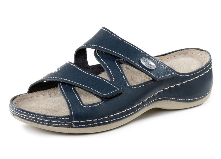 Komfortschuhe - ELENA EDEN Pantolette aus Nappaleder, in Größe 036 bis 042, in Farbe WEISS Ansicht 4