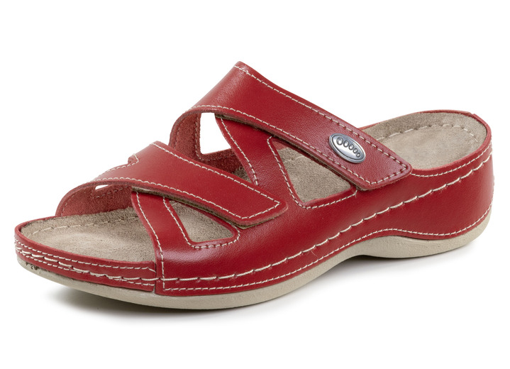 Komfortschuhe - ELENA EDEN Pantolette aus Nappaleder, in Größe 036 bis 042, in Farbe WEISS Ansicht 7