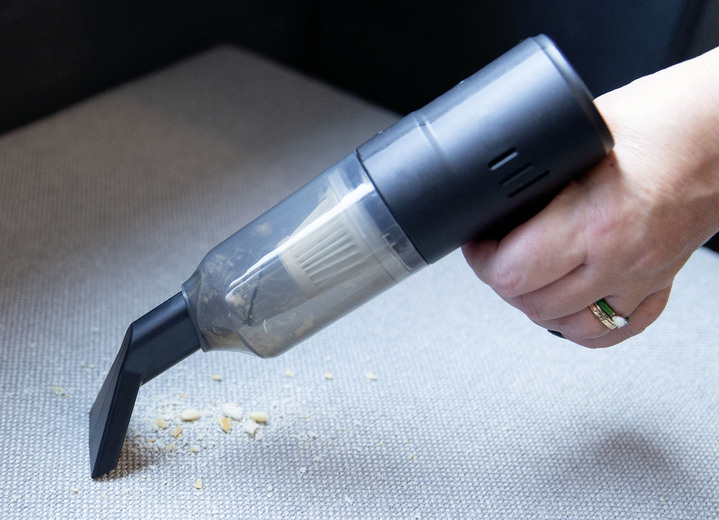 Mit Akku - Livington Pocket Vac 2-in1 Mini-Akku-Handstaubsauger, in Farbe SCHWARZ Ansicht 3