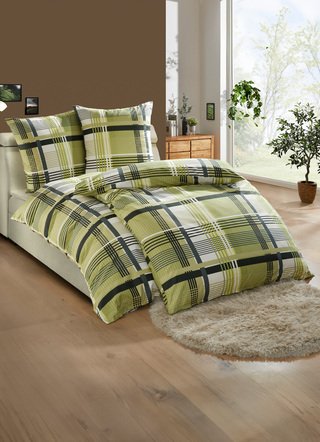 Microfaser Bettwäsche-Garnitur mit Reißverschluss