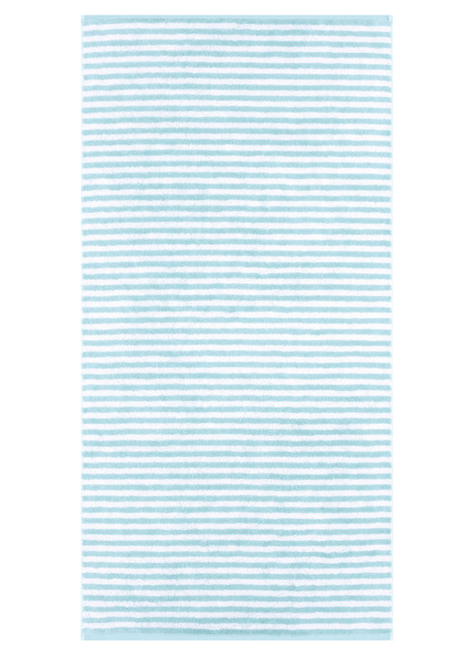 Handtücher - Frottier-Serie in saugstarker Baumwollqualität von Cawö, in Größe 200 (1 Handtuch, 50/100 cm) bis 204 (1 Duschtuch, 70/140 cm), in Farbe TÜRKIS Ansicht 11