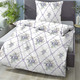 Bettwäschegarnituren - Bettwäsche-Garnitur in kuschelweicher Qualität, in Größe 112 (80/80 cm + 135/200 cm) bis 412 (4-teiliges Sparset), in Farbe BLAU – Farbe FLIEDER – Ansicht 2