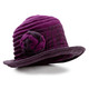 Mützen & Hüte - Eleganter Damen-Hut mit dekorativer Blume, in Farbe BEERE – Farbe BEERE – Ansicht 1