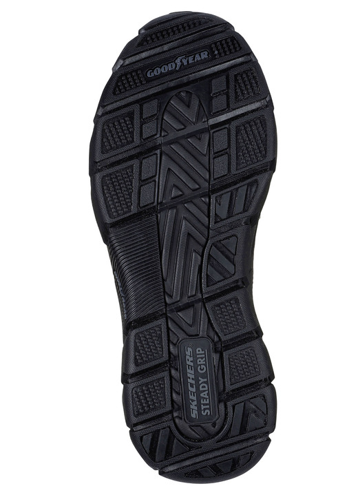 Slipper & Schnürschuhe - SKECHERS, bequeme Herren-Slipper, mit geformter Slip-Ins Fersenplatte, in Größe 040 bis 046, in Farbe DUNKELBRAUN Ansicht 8