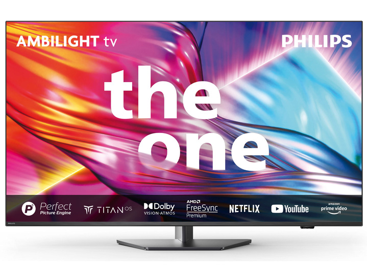 Fernseher - Philips The One 4K Ultra-HD Ambilight-LED-TV Ansicht 7 Fernseher - Philips The One 4K Ultra-HD Ambilight-LED-TV, in Farbe ANTHRAZIT Ansicht 7