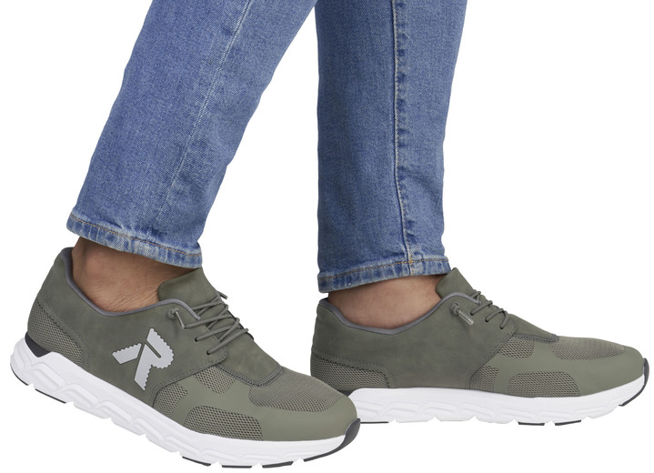 Slipper & Schnürschuhe - Rieker Sneaker mit elastischer Zierschnürung, in Größe 040 bis 047, in Farbe SCHWARZ Ansicht 21