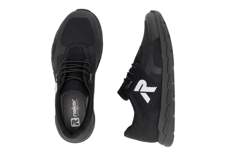 Slipper & Schnürschuhe - Rieker Sneaker mit elastischer Zierschnürung, in Größe 040 bis 047, in Farbe DUNKELBLAU Ansicht 20