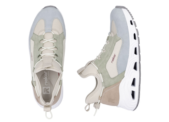 Komfortschuhe - Rieker, stylische Damen-Boots, Weite G, mit herausnehmbarem Fußbett, in Größe 036 bis 043, in Farbe MULTICOLOR Ansicht 7