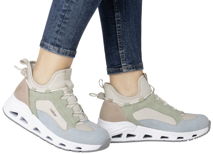 Komfortschuhe - Rieker, stylische Damen-Boots, Weite G, mit herausnehmbarem Fußbett, in Größe 036 bis 043, in Farbe MULTICOLOR Ansicht 8