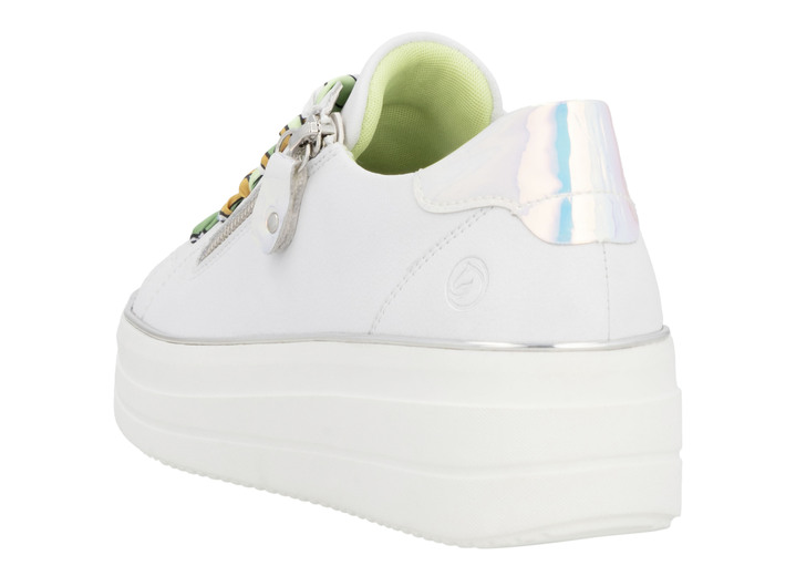 Komfortschuhe - Remonte Sneaker mit bunter Schnürung, in Größe 036 bis 042, in Farbe BLEU-WEISS Ansicht 13